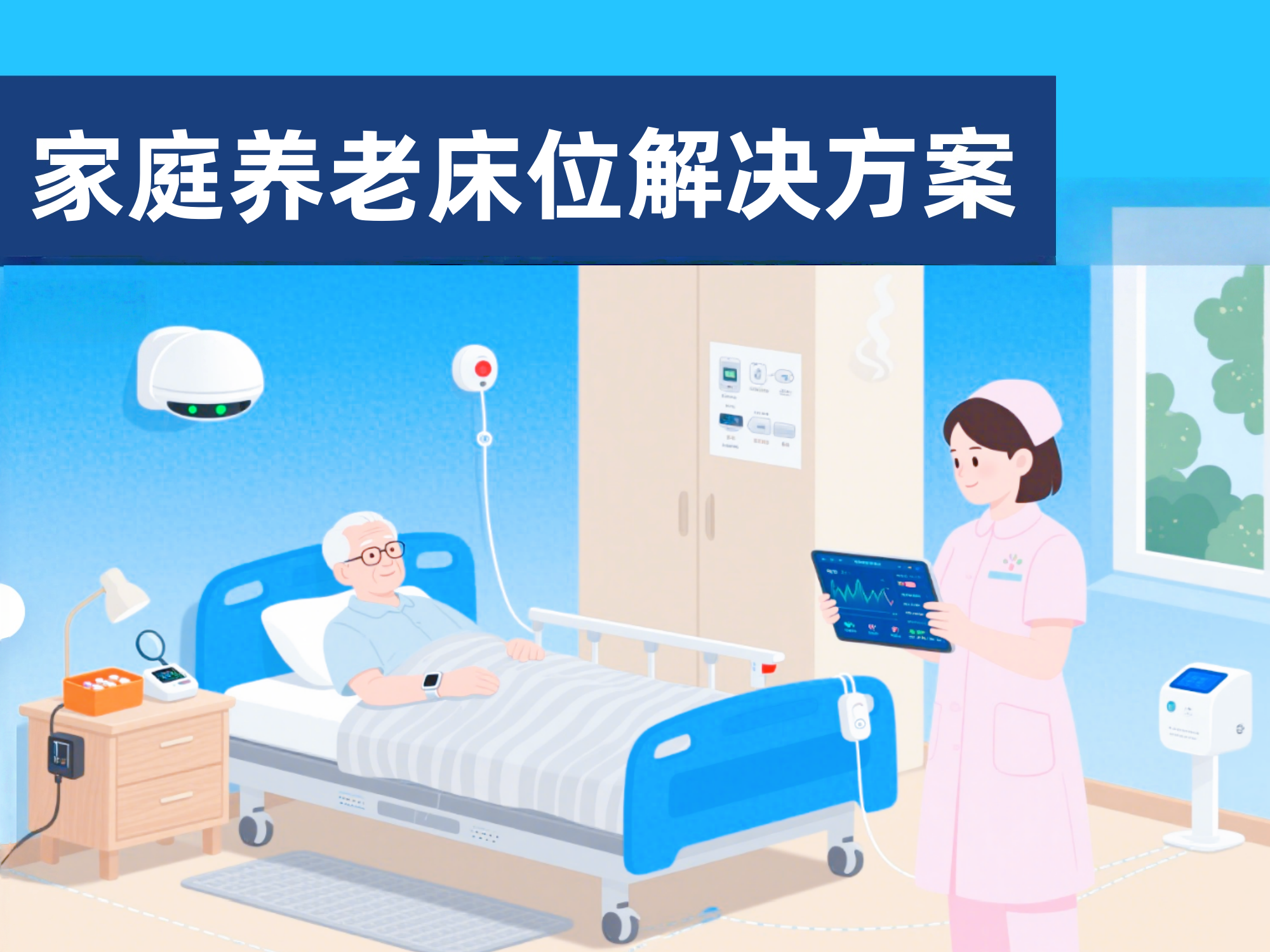 數字化家庭養(yǎng)老床位